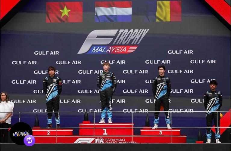 Pilotul David Cosma Cristofor scrie istorie la Sepang! Podium pentru România în weekendul de Formula 1  
