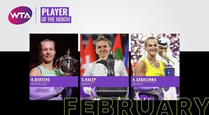 Simona Halep, nominalizată în ancheta pentru jucătoarea lunii februarie! Cu cine se luptă şi cum o poţi vota