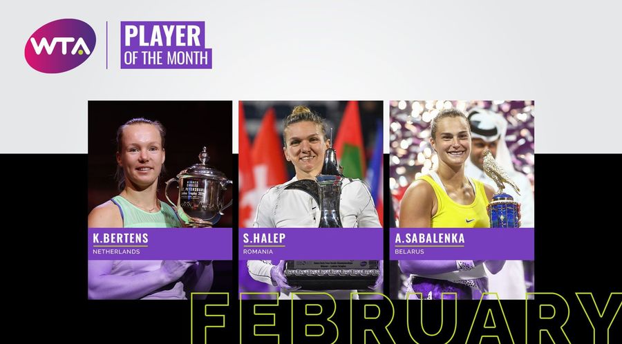 Simona Halep, nominalizată în ancheta pentru jucătoarea lunii februarie! Cu cine se luptă şi cum o poţi vota