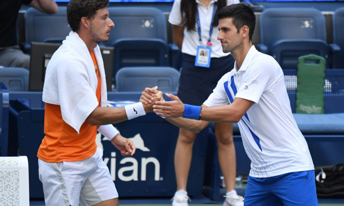 Reacţia lui Carreno Busta, după descalificarea lui Djokovic. Spaniolul a fost calificat automat în ”sferturi”. ”Eu îmi vedeam de meci, jucam foarte bine şi mă bucuram de meci"