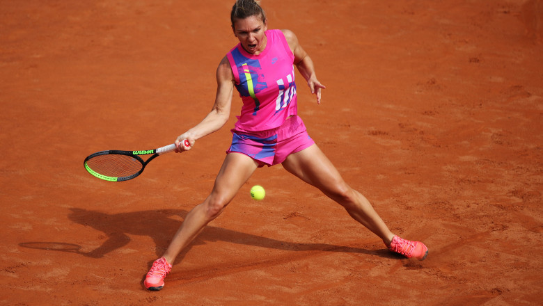 Simona Halep este în finală la Roma, după un meci maraton cu Muguruza