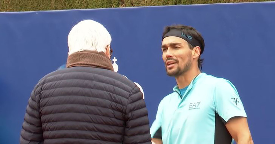 VIDEO | Fabio Fognini a fost descalificat la Barcelona pentru injurii adresate unui arbitru de linie