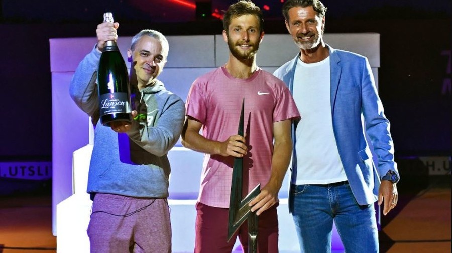 VIDEO | Corentin Moutet a câştigat turneul Ultimate Tennis Showdown, transmis în direct de Look Sport