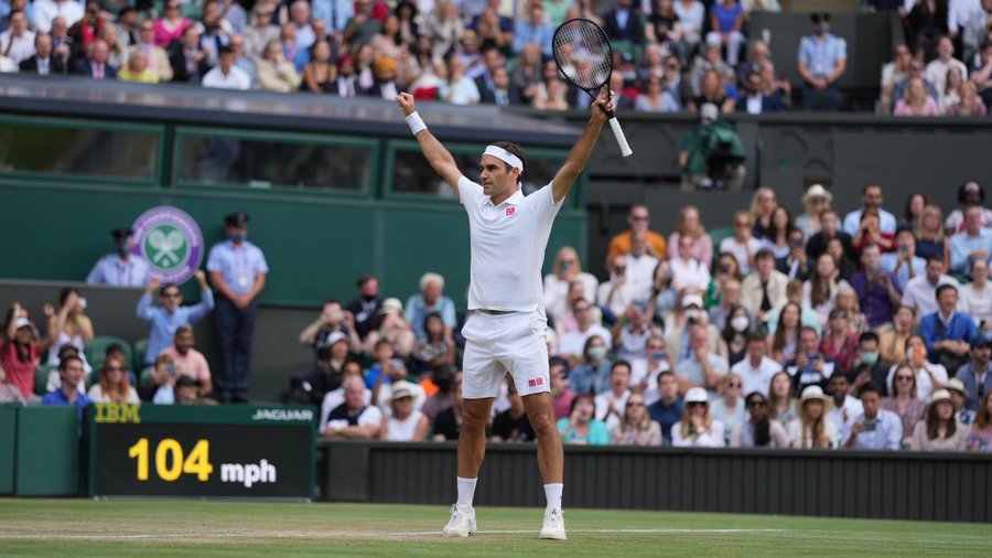Federer, a 17-a oară în ”sferturi” la Wimbledon. Alexander Zverev a fost eliminat