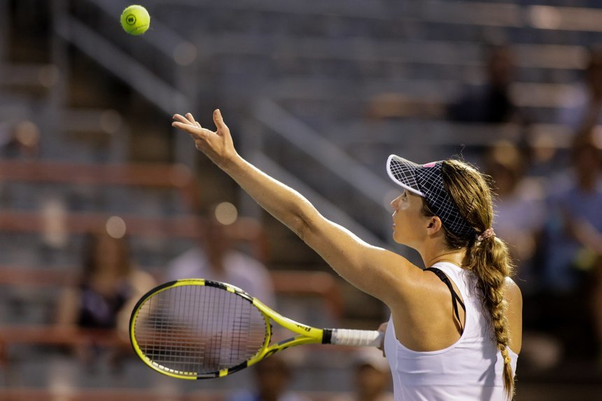 Collins, după victoria în faţa lui Halep. ”Am jucat amândouă un tenis foarte bun. Mi-am dorit mult să termin meciul, indiferent dacă pierdeam sau câştigam”