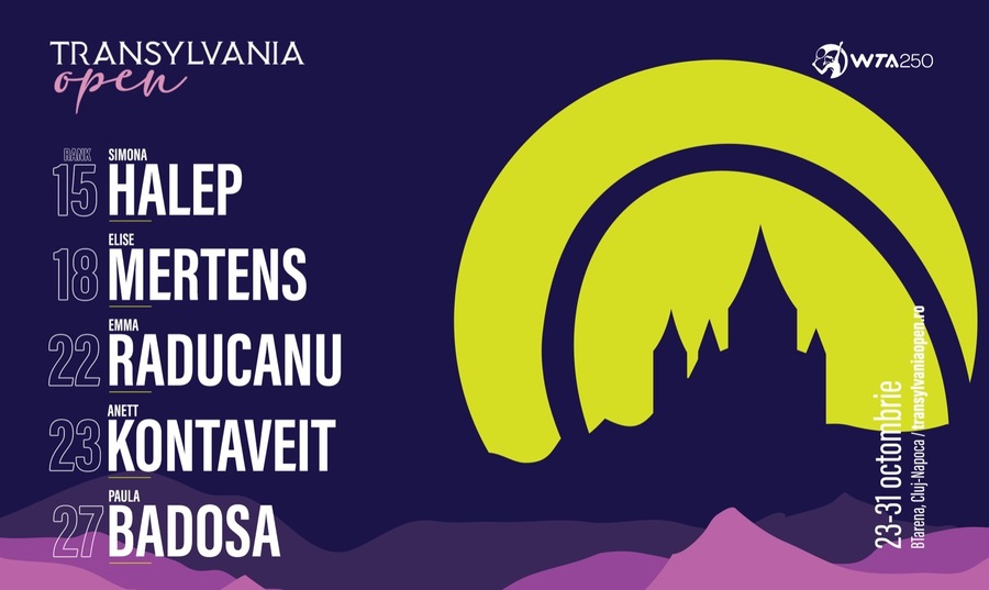 Simona Halep şi Emma Răducanu luptă pentru cucerirea Transylvania Open, LIVE pe Look Sport şi PrimaPlay.ro! Super turneul toamnei se joacă la Cluj