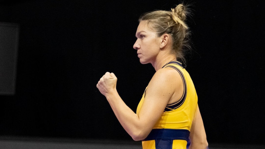 VIDEO ǀ Simona Halep, victorie fără emoţii în ”sferturile” Transylvania Open. Ar putea da sâmbătă peste Emma Răducanu