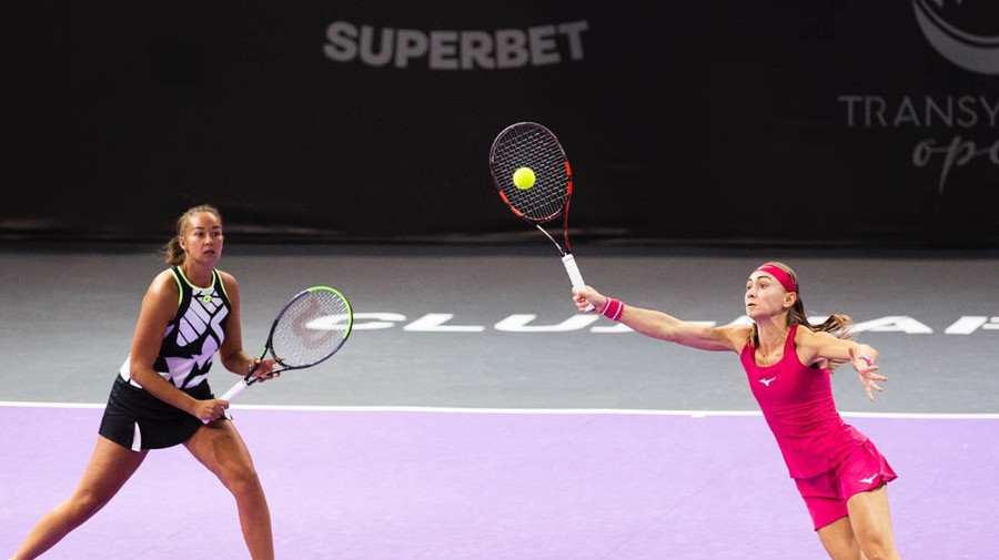 VIDEO ǀ Aleksandra Krunic/Lesley Pattinama Kerkhove au prins ultimul loc în finala de dublu de la Transylvania Open