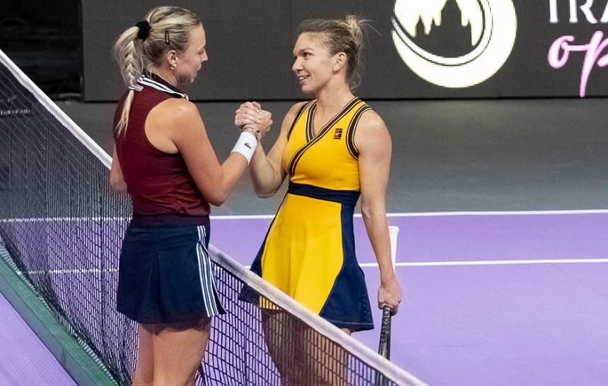 VIDEO ǀ Simona Halep, discurs resemnat. "Anett, m-ai zdrobit astăzi!”
