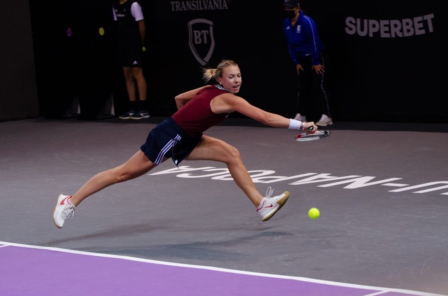 Anett Kontaveit, a doua finalistă de la Turneul Campioanelor. Ea va juca pentru trofeu cu Garbine Muguruza