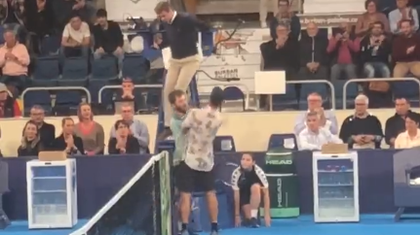 VIDEO | Adrian Andreev şi Corentin Moutet s-au îmbrâncit la finalul unui meci de la turneul de la Orleans