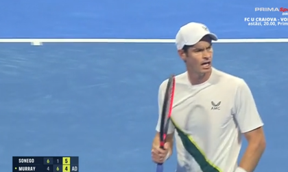VIDEO | Victorie de poveste pentru Andy Murray, la Doha, în direct pe Prima Sport 3. A salvat 3 mingi de meci cu Sonego