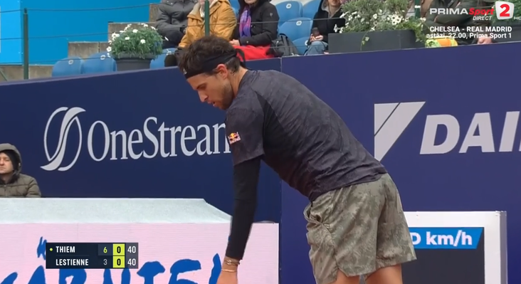 VIDEO | Dominic Thiem merge în turul II la Munchen. A profitat de abandonul subit al unui jucător mai bine clasat
