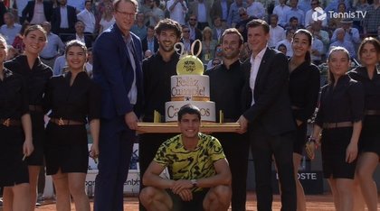 FOTO ǀ Victoria Azarenka, supărată că Alcaraz a primit un tort mai mare decât Arina Sabalenka la Madrid. Reacţia directorului turneului