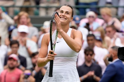 Sabalenka s-a calificat în sferturi la Wimbledon. Surpriză la masculin