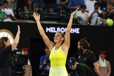 Arina Sabalenka, demonstraţie de forţă în primul meci de la Australian Open