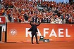 Rafael Nadal omagiat la Roland Garros, turneul pe care l-a câştigat de 14 ori 