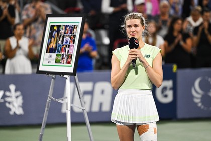 Eugenie Bouchard şi-a luat adio de la tenis în faţa fanilor de la Montreal