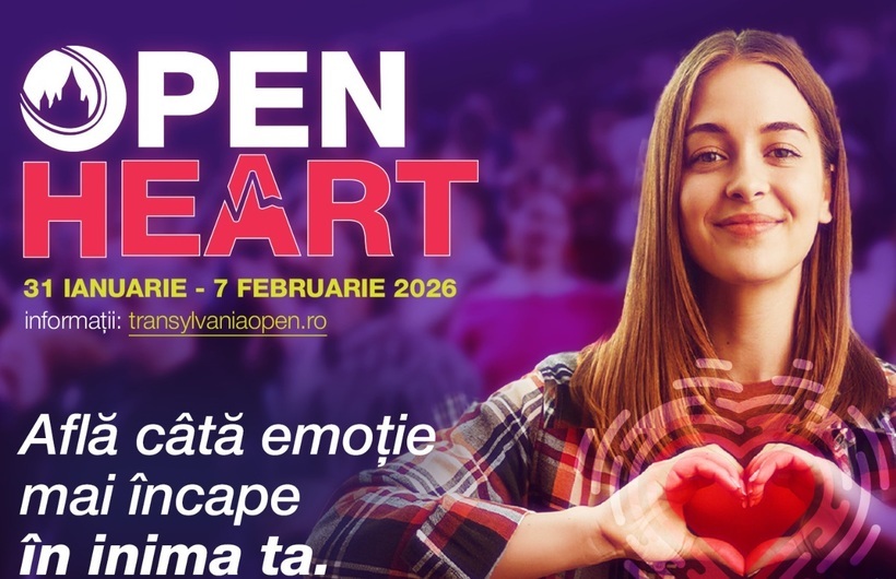 Open Heart, campanie pentru sănătatea inimii, în perioada Transylvania Open