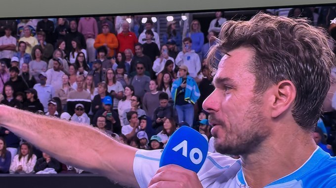 Stan Wawrinka a jucat ultimul său meci la Australian Open. El a băut la final o bere cu ghimbir 