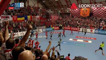 VIDEO | Răzbunare până la capăt! Dinamo câştigă cu Sporting şi va înfrunta starurile Parisului în optimile Ligii Campionilor la handbal