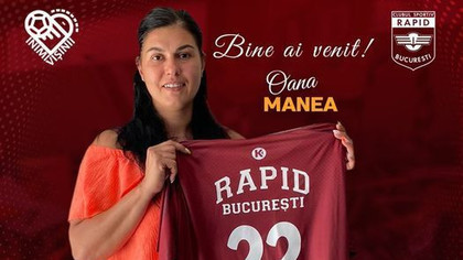 Oana Manea revine pe teren! La 36 de ani a semnat cu Rapid