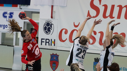 Eşec dur pentru Măgura Cisnădie, în etapa IV din European League la handbal feminin