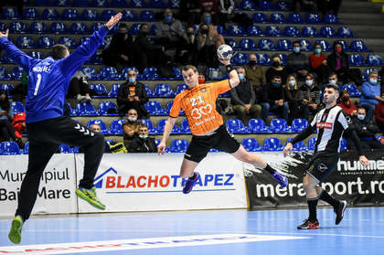 Minaur Baia-Mare pierde reuturul cu PAOK Salonic, dar se califică în ”sferturile” European Cup la handbal masculin