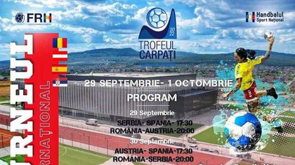 ”Trofeul Carpaţi” la handbal feminin revine! Programul competiţiei