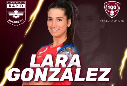  Lara Gonzalez Ortega, vicecampioană mondială în 2019, va juca la Rapid