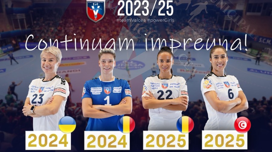 SCM Râmnicu Vâlcea anunţă prelungiri de contract pentru patru dintre sportivele sale de bază