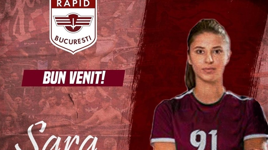 Sara Ristovska va juca din sezonul viitor la Rapid