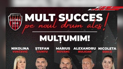 Gloria Bistriţa anunţă plecarea a şapte jucătoare şi a stafului tehnic