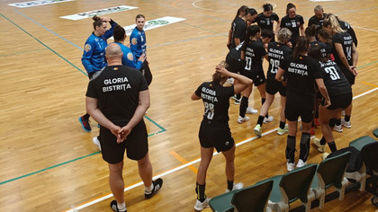 Gloria Bistriţa a câştigat amicalul jucat în Ungaria cu Szombathely Kezilabda