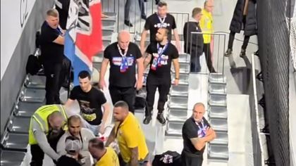 Scandal după Bistriţa - Râmnicu Vâlcea. Oaspeţii acuză comportant abuziv din partea forţelor de ordine