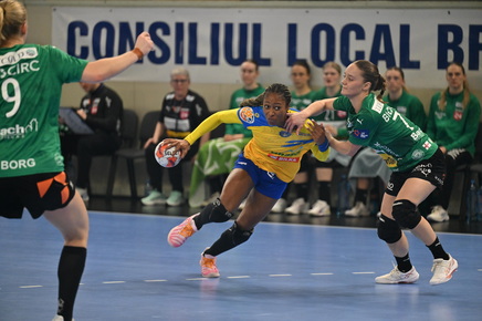 VIDEO | Corona Braşov - Zaglebie Lubin 33-30. Româncele încheie cu victorie parcursul în European League