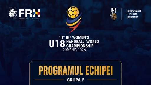 România, gazda Campionatului Mondial de Handbal U18 între 29 iulie - 9 august, în patru oraşe