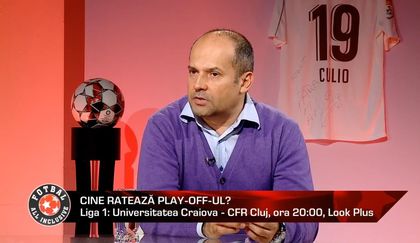 Radu Banciu, declaraţie surprinzătoare în direct pe Look Plus! Motivul pentru care şi-a dorit ca Viitorul să nu joace în play-off