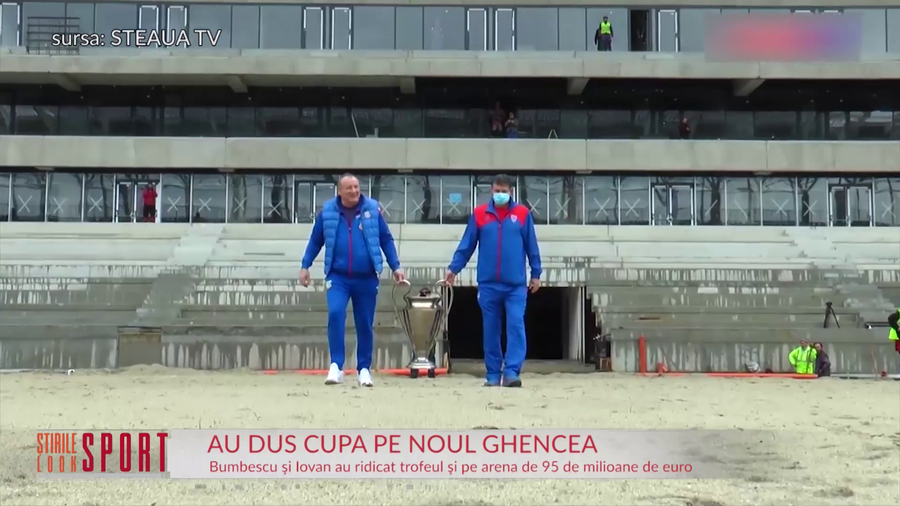 VIDEO | Iovan şi Bumbescu au adus Cupa Campionilor pe noul stadion din Ghencea: "Am dominat fotbalul european din '86 până în '90"