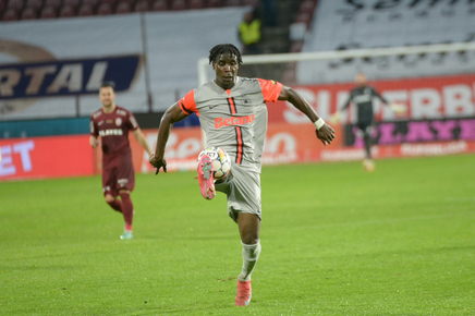 Jordan Gele, cifre excepţionale la noua echipă! Plecarea de la FCSB i-a priit atacantului