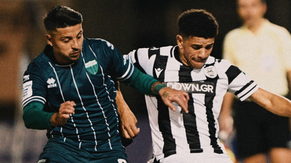 Condusă de două ori şi cu om eliminat, PAOK a revenit şi s-a impus cu Levadiakos