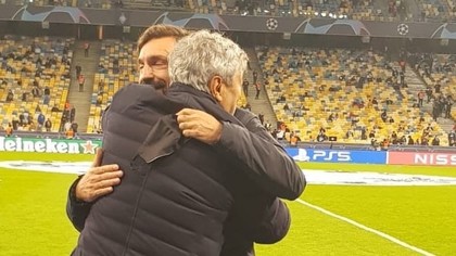 Ca de la campion la campion! Pirlo, omagiu pentru Lucescu. ”Mulţumesc pentru tot, Mister”