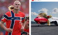Erling Haaland a dat în judecată compania Norwegian Air Shuttle din cauza utilizării ilicite a imaginii codiţei sale