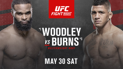 UFC FIGHT NIGHT | Look Sport transmite duminică cele mai tari 5 meciuri. No.1 la semimijlocie, Tyron Woodley, intră în cuşcă împotriva lui Gilbert Burns. Programul complet