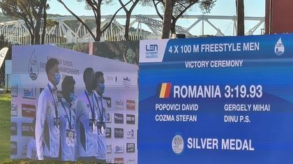 Rezultate mari la Campionatele Europene de Înot pentru juniori. David Popovici a stabilit un nou record mondial