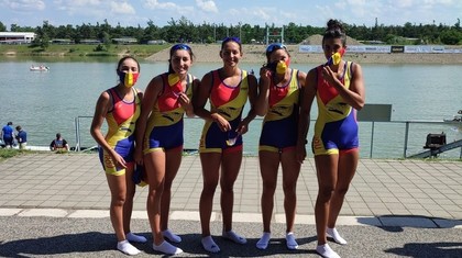 Medalie de aur pentru echipajul României de 4+1 rame la CM Under 23