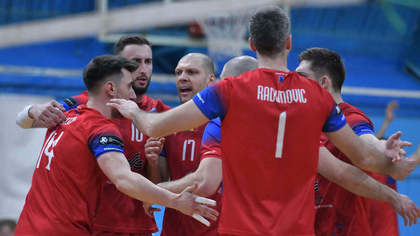 Echipa de volei a celor de la Steaua Bucureşti a ratat calificarea în sferturile Challenge Cup 