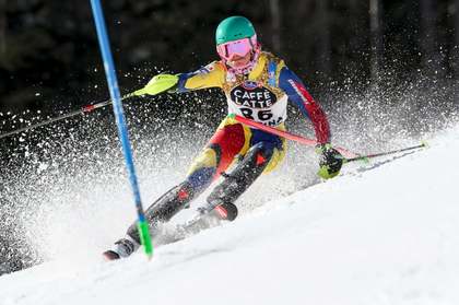 Maria Constantin, locul 45, în proba de slalom uriaş, din cadrul Jocurilor Olimpice de la Beijing