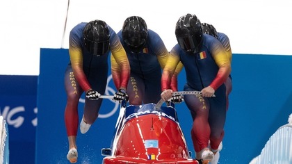 Echipajul masculin de bob 4 persoane încheie evoluţiile României la JO de la Beijing. Duminică se termină competiţia