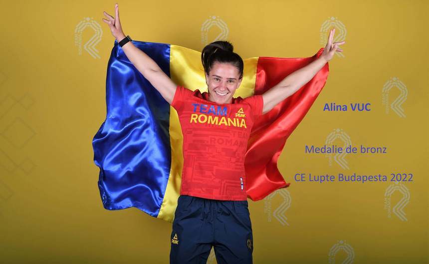 Alina Vuc, medaliată cu bronz la Campionatele Europene de lupte